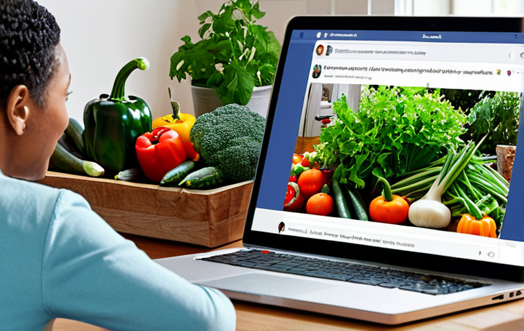 Facebook Gardening Group**

"A diverse group of people, fully clothed, gathered around a laptop in a bright, cozy living room, looking at a Facebook gardening group page on the screen, sharing tips and photos of their homegrown vegetables, appropriate attire, safe for work, perfect anatomy, natural proportions, family-friendly."

**
